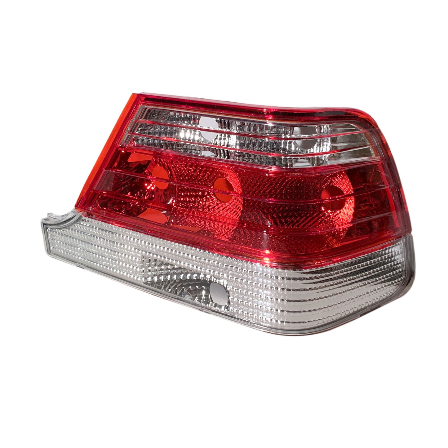 CrazyTheGod S-CLASS W140 Third generation 1997-1999 Sedan 4D Clear Tail Rear Light Red/White for Mercedes-Benz