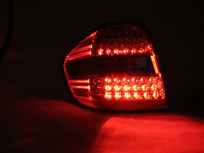 CrazyTheGod W164 2005-2009 PRE-FACELIFT LED Tail Rear Light RED/SMOKE for Mercedes-Benz