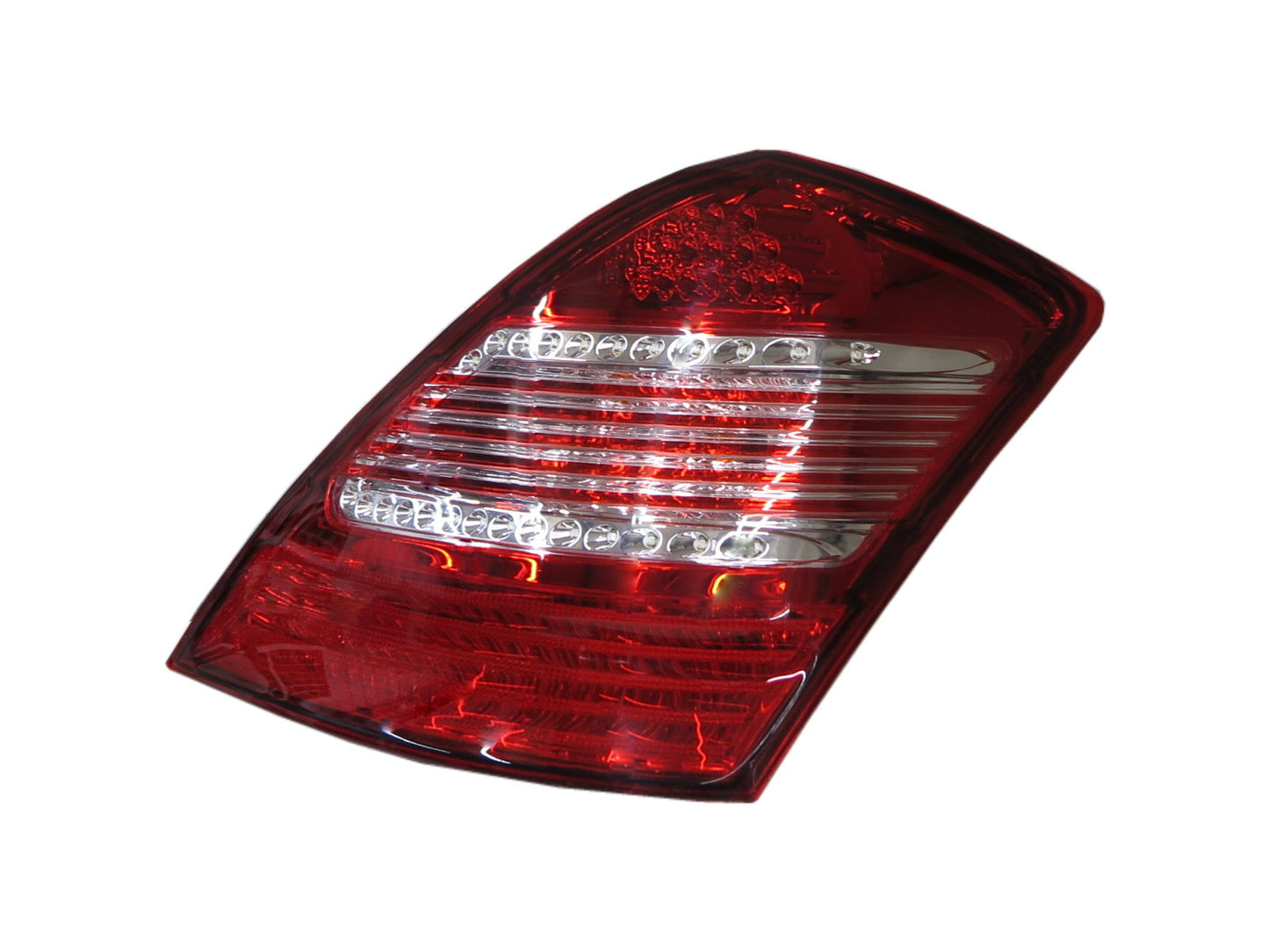 CrazyTheGod S-CLASS W221 Fifth generation 2006-2009 Sedan 4D LED Tail Rear Light Red/White for Mercedes-Benz