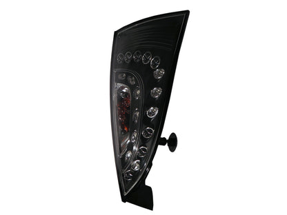 CrazyTheGod Focus First generation 1998-2004 Hatchback 5D LED Tail Rear Light Black EU for FORD