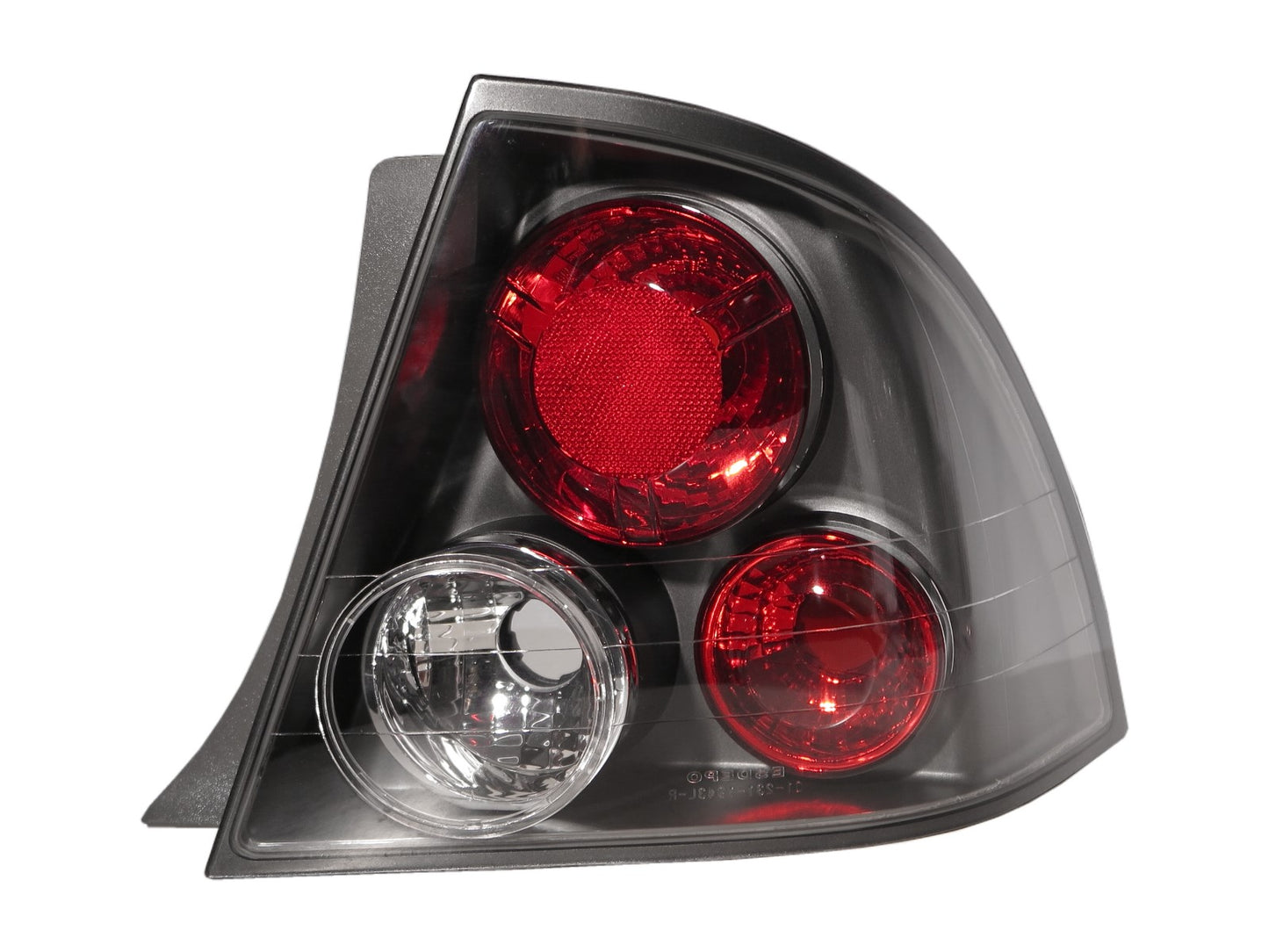 CrazyTheGod LASERLynx 2000-2005 Sedan 4D Clear Tail Rear Light Black for FORD