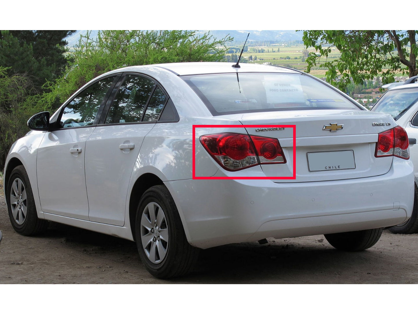 CrazyTheGod Cruze J300 First generation 2008-2013 Sedan 4D LED Tail Rear Light Red for CHEVROLET CHEVY