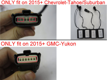 CrazyTheGod Suburban thế hệ thứ tư 2015-2016 SUV 5D Đèn hậu LED màu đỏ cho CHEVROLET CHEVY