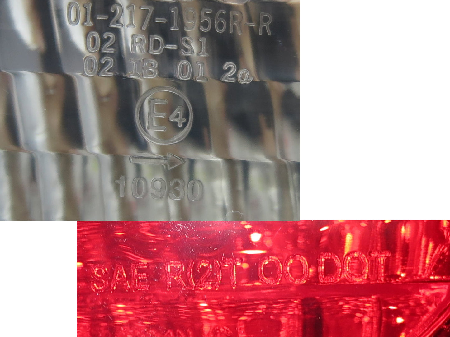 CrazyTheGod Civic ES Seventh generation 2001-2003 Sedan 4D Clear Tail Rear Light Red/Clear V2 for HONDA