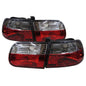 CrazyTheGod Civic EG/EH/EJ Fifth generation 1992-1995 Hatchback 3D Clear Tail Rear Light Red/Clear for HONDA