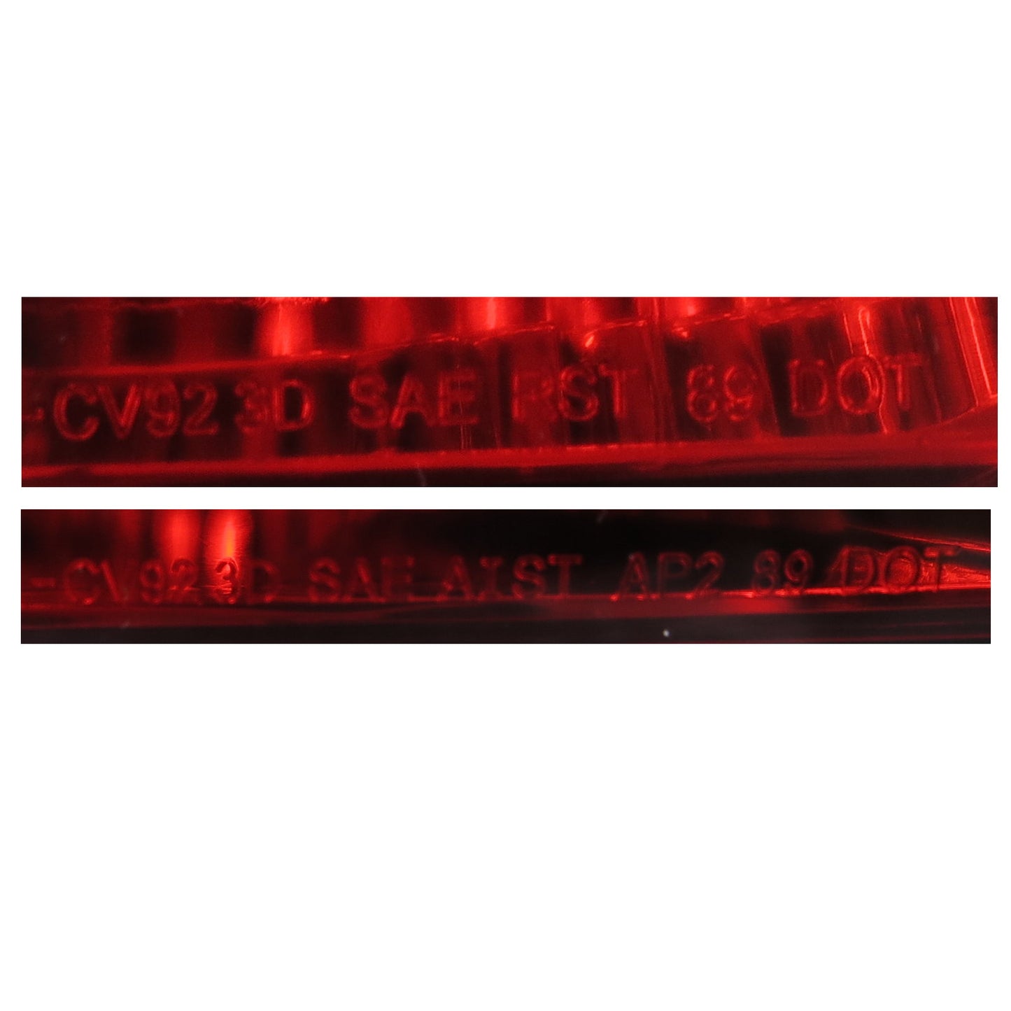 CrazyTheGod Civic EG/EH/EJ Fifth generation 1992-1995 Hatchback 3D Clear Tail Rear Light Red/Clear for HONDA