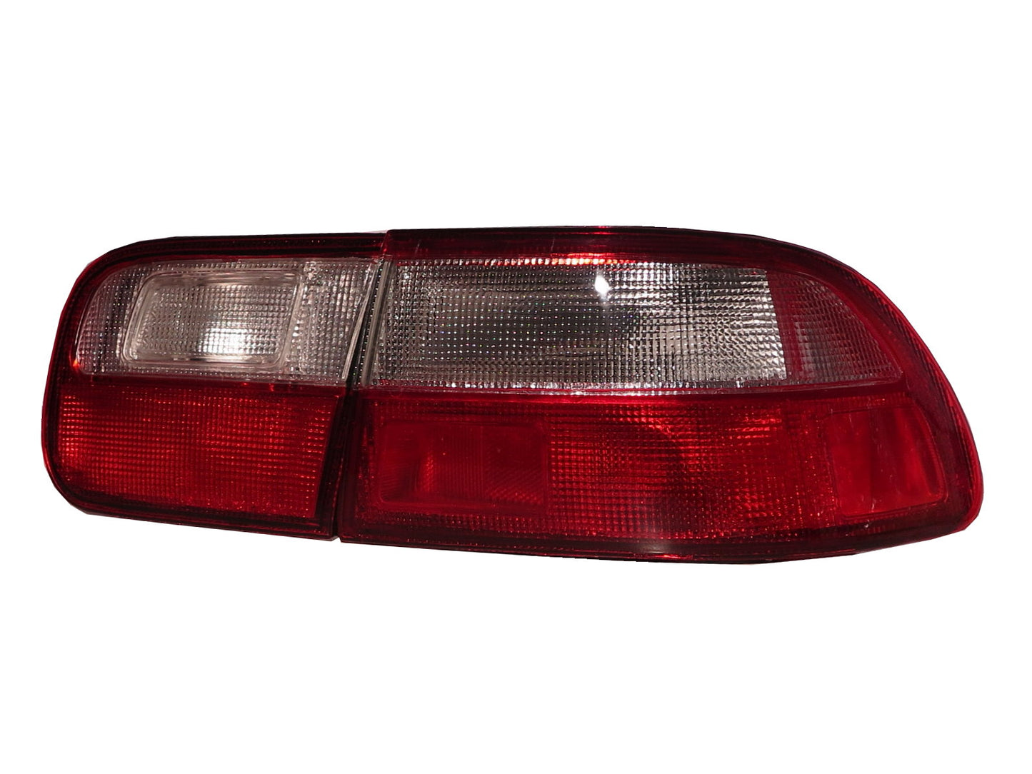 CrazyTheGod Civic EG/EH/EJ Fifth generation 1992-1995 Sedan 4D/2D Smoked Tail Rear Light Red/White for HONDA