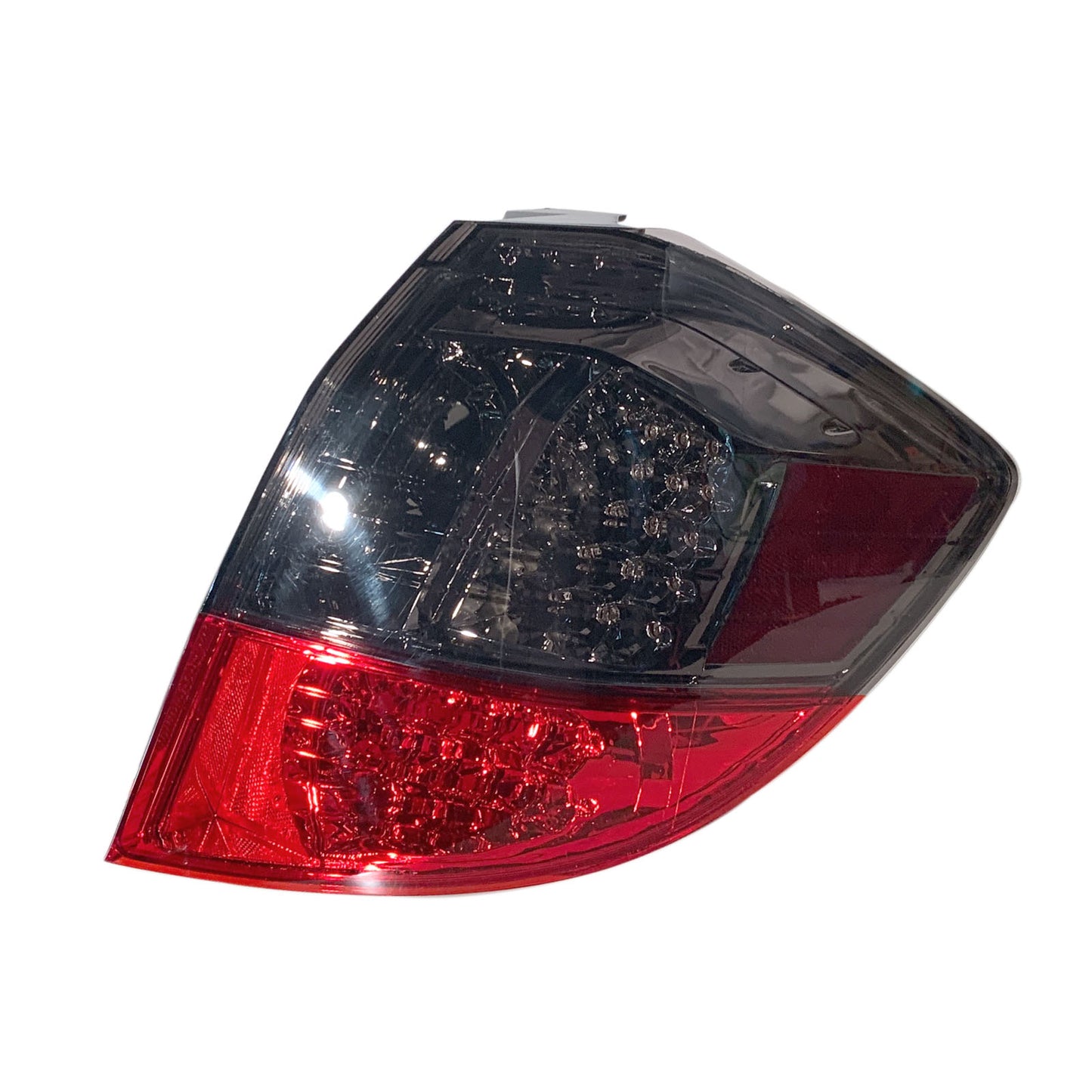 CrazyTheGod FIT/JAZZ Second generation 2008-2013 Hatchback 5D LED Tail Rear Light Red/Smoke for HONDA