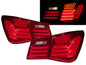 CrazyTheGod Cruze J300 First generation 2008-2013 Sedan 4D LED Tail Rear Light Red for HOLDEN
