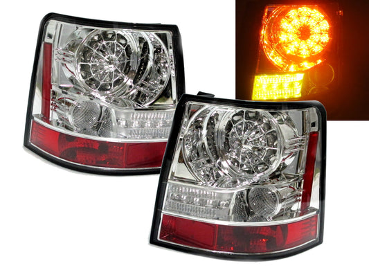 ไฟท้าย LED โครเมียม CrazyTheGod Range Rover Sport 2006-2009 L320 สำหรับ Land Rover