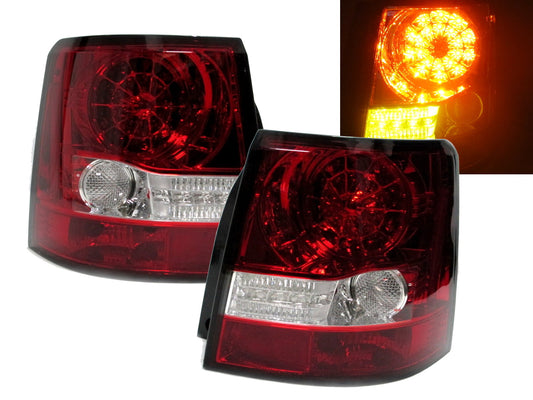 ไฟท้าย LED สีแดง/ใส CrazyTheGod Range Rover Sport 2006-2009 L320 สำหรับ Land Rover