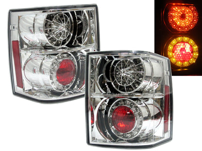 ไฟท้าย LED 5D โครเมียม สำหรับรถ SUV รุ่น CrazyTheGod Range Rover รุ่นที่ 3 ปี 2002-2012 รุ่น LAND ROVER