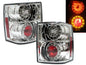 ไฟท้าย LED 5D โครเมียม สำหรับรถ SUV รุ่น CrazyTheGod Range Rover รุ่นที่ 3 ปี 2002-2012 รุ่น LAND ROVER