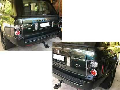 ไฟท้าย LED 5D โครเมียม สำหรับรถ SUV รุ่น CrazyTheGod Range Rover รุ่นที่ 3 ปี 2002-2012 รุ่น LAND ROVER
