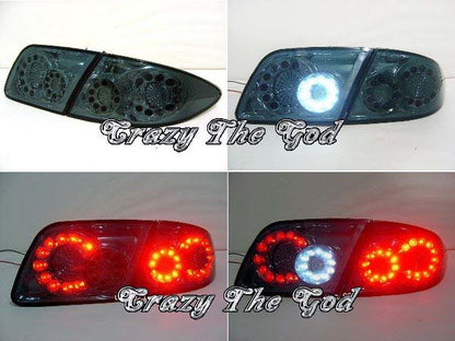 CrazyTheGod Mazda6/Atenza First generation 2002-2008 Sedan/Hatchback 4D/5D LED Tail Rear Light Dark Green for MAZDA