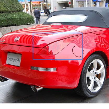 ไฟท้าย LED 2D สีดำ CrazyTheGod 350Z FAIRLADY Z Z33 2007-2009 Facelift Coupe/Roadster สำหรับ NISSAN