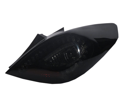 CrazyTheGod CORSA D 2006-2014 Hatchback 3D LED Tail Rear Light Black for VAUXHALL LHD