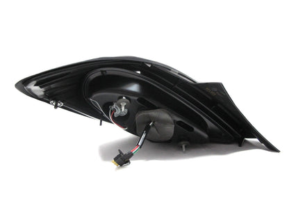 CrazyTheGod CORSA D 2006-2014 Hatchback 3D LED Tail Rear Light Black for VAUXHALL LHD