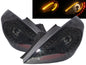 CrazyTheGod CORSA D 2006-2014 Hatchback 3D LED Tail Rear Light Smoke for OPEL LHD