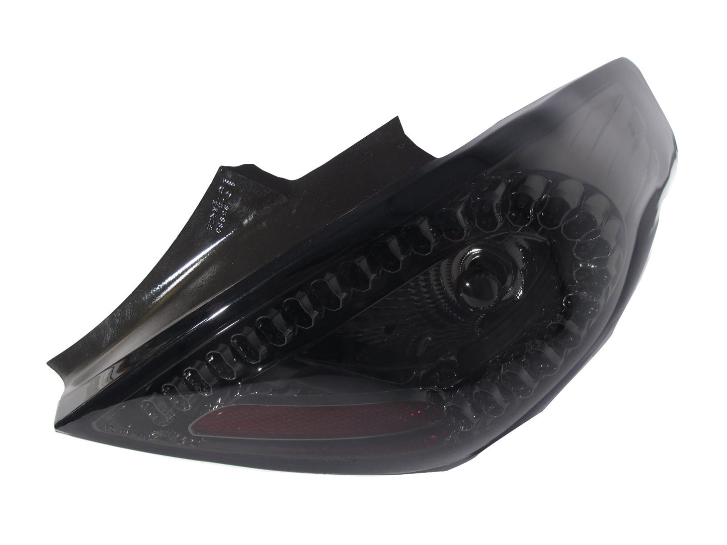 CrazyTheGod CORSA D 2006-2014 Hatchback 3D LED Tail Rear Light Smoke for OPEL LHD