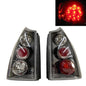 CrazyTheGod 307 2001-2008 Wagon 5D LED Tail Rear Light Black for PEUGEOT