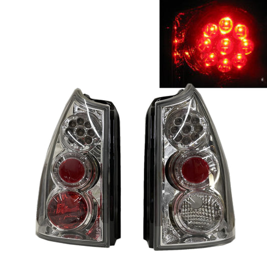 CrazyTheGod 307 2001-2008 Wagon 5D LED Tail Rear Light Chrome for PEUGEOT