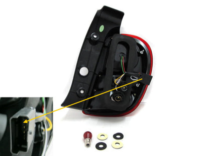 CrazyTheGod Pulse ไฟท้ายแบบ Hatchback 5D LED สีแดง/ขาว รุ่นที่สี่ ปี 2010-ปัจจุบัน สำหรับ RENAULT