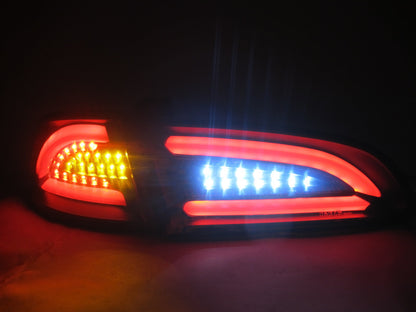 CrazyTheGod IBIZA 6L Third generation 2002-2008 Hatchback 3D/5D LED Tail Rear Light Red/Smoke for SEAT RHD