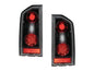 CrazyTheGod Escudo ET/TA First generation 1988-1998 Convertible/SUV 2D/3D/5D Clear Tail Rear Light Black for SUZUKI