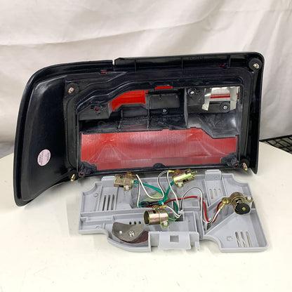 CrazyTheGod Corolla E90 Seventh generation 1991-1992 Sedan 4D Clear Tail Rear Light Red for TOYOTA