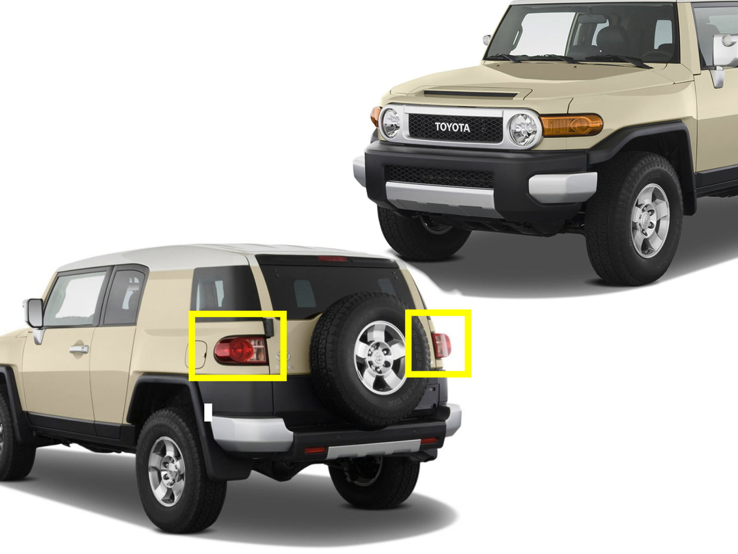 ไฟท้าย LED CrazyTheGod FJ CRUSIER 2007-2015 GSJ15W สีควัน สำหรับ TOYOTA