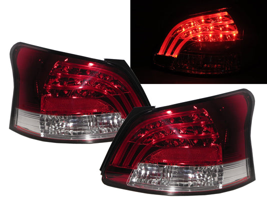 CrazyTheGod YARIS XP90 Second generation 2007-2011 Sedan 4D LED Tail Rear Light Red for TOYOTA