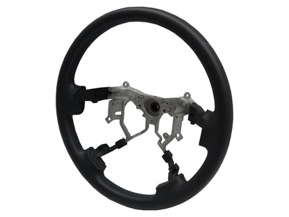 CrazyTheGod LAND CRUISER 200 2008-2014 STEERING WHEEL OE ALL BLACK Leather for TOYOTA