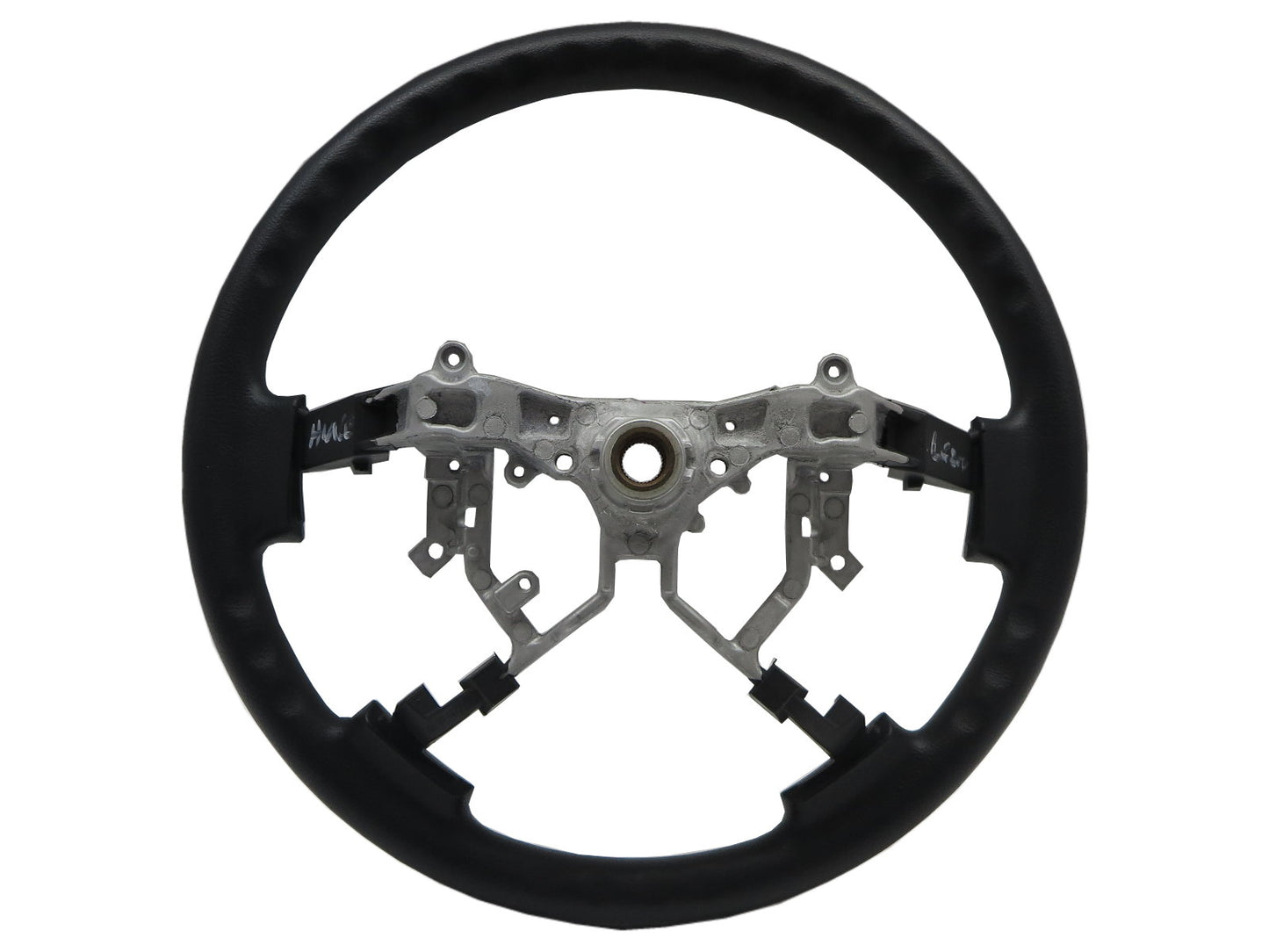 CrazyTheGod LAND CRUISER 200 2008-2014 STEERING WHEEL OE ALL BLACK Leather for TOYOTA