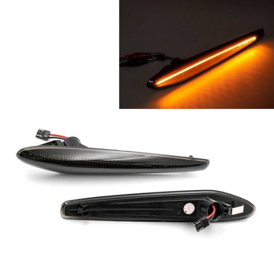CrazyTheGod 159 Type 939 2005-2012 LED Dynamic Turn signal Side Marker Light Lamp Smoke for ALFA ROMEO