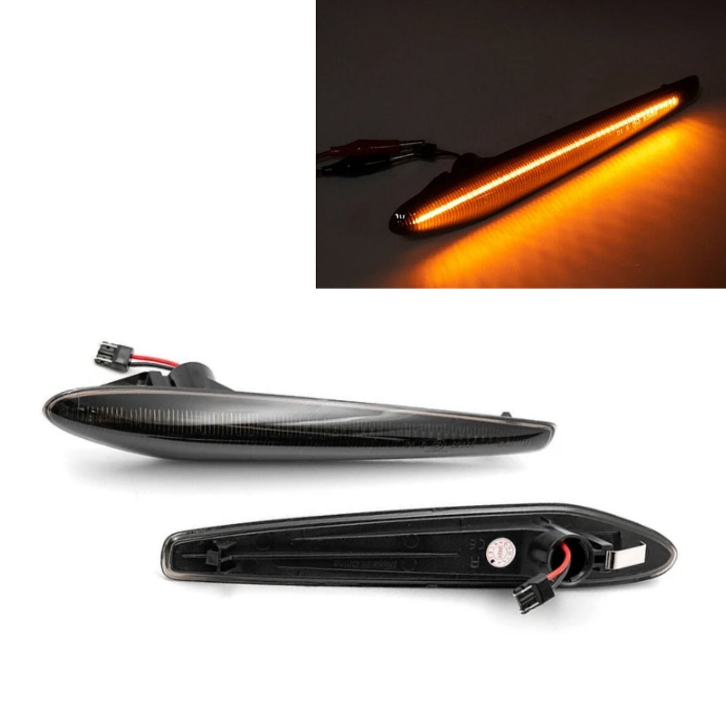 CrazyTheGod Boera 2005-2011 LED Dynamic Turn signal Side Marker Light Lamp Smoke for ALFA ROMEO