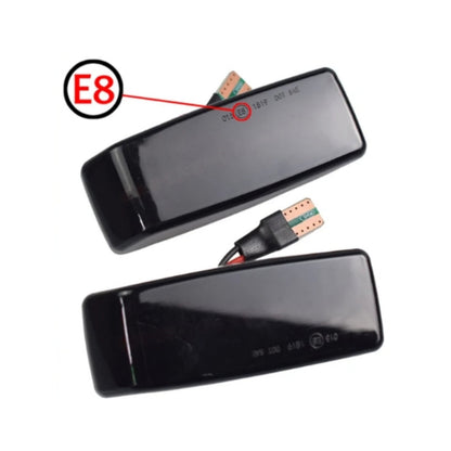 CrazyTheGod C-CLASS W201 190D 190E 1982-1993 LED Dynamic Turn signal Side Marker Light Lamp Smoke for Mercedes-Benz