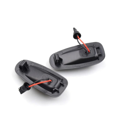 CrazyTheGod SLK-CLASS R171 1996-2002 LED Dynamic Turn signal Side Marker Light Lamp Smoke for Mercedes-Benz