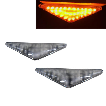 CrazyTheGod Mondeo B4Y/B5Y/BWY Second generation 2000-2006 Sedan/Wagon 4D/5D LED Dynamic Turn signal Side Marker Light Lamp Chrome for FORD