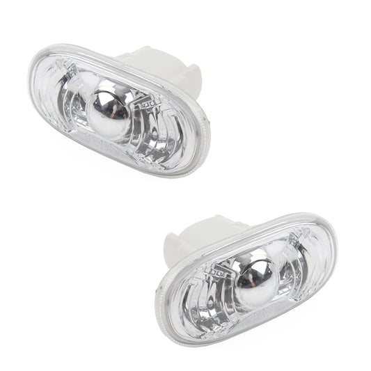 CrazyTheGod Civic Type R 2006-2011 Type R Style Side Marker Light Lamp Chrome for HONDA