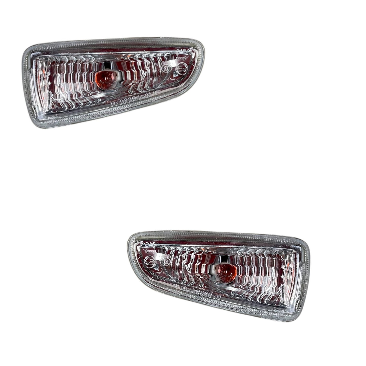 CrazyTheGod Montana 2007-Present OE Side Marker Light Lamp Chrome EU for HYUNDAI