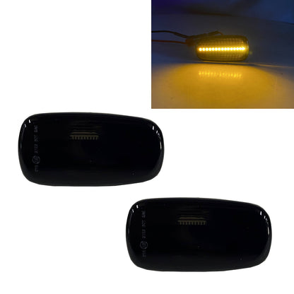 CrazyTheGod ist 2002-2007 Hatchback 5D LED Dynamic Turn signal Side Marker Light Lamp Smoke for TOYOTA