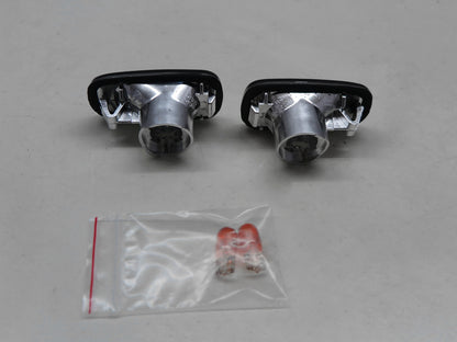 CrazyTheGod IS IS200/IS300 XE10 First generation 1999-2005 Sedan 4D Clear Side Marker Light Lamp Chrome for LEXUS