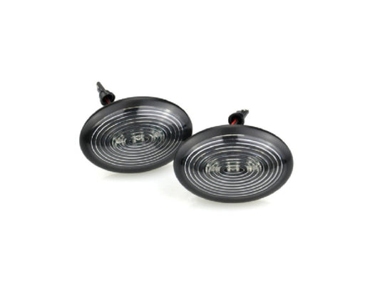 CrazyTheGod MINI R56 Second generation 2006-2013 Hatchback 3D Side Marker Light Lamp Black for MINI