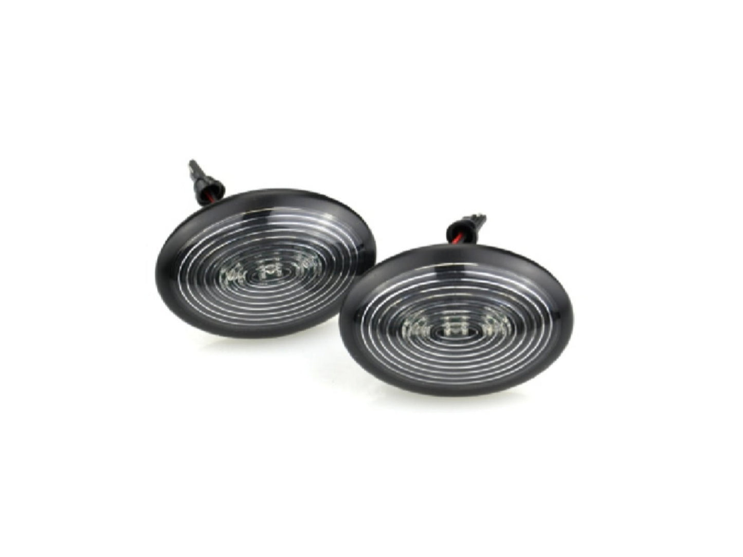 CrazyTheGod MINI R58 2010-2015 Coupe 2D Side Marker Light Lamp Black for MINI