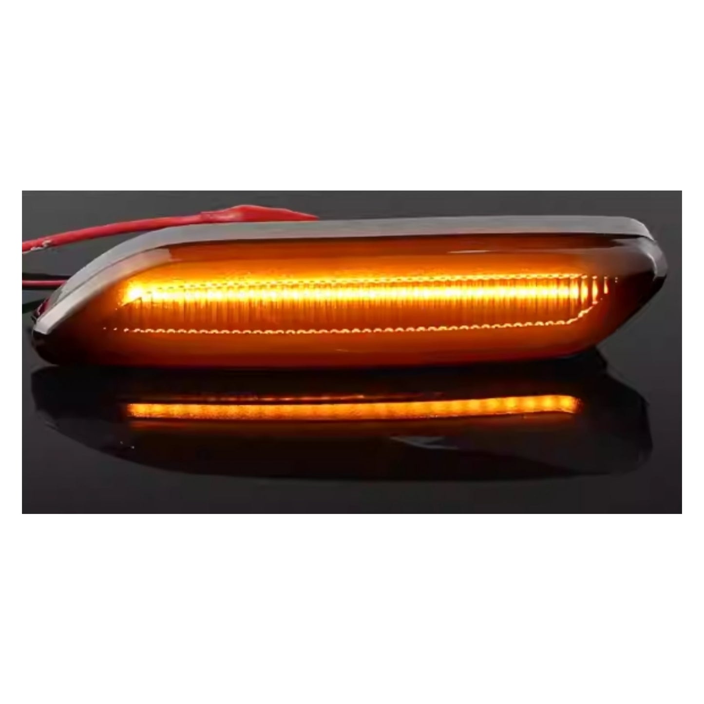 CrazyTheGod Countryman R60 2010-2017 LED Dynamic Turn signal Side Marker Light Lamp Smoke for MINI