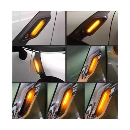 CrazyTheGod Paceman R61 2012-2017 LED Dynamic Turn signal Side Marker Light Lamp Smoke for MINI