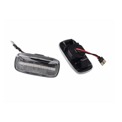 CrazyTheGod Cefiro A32 1995-2000 LED Dynamic Turn signal Side Marker Light Lamp Black for NISSAN