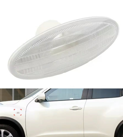 CrazyTheGod X-Trail T31 Second generation 2007-2009 SUV 5D OE Side Marker Light Lamp Chrome for NISSAN