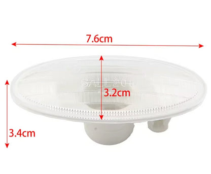 CrazyTheGod X-Trail T31 Second generation 2007-2009 SUV 5D OE Side Marker Light Lamp Chrome for NISSAN